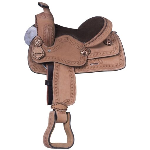 King Series Youth Roughout Saddle with Serpentine Tooling Package