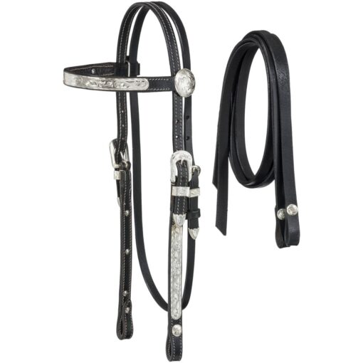 King Series McCoy Pony Browband Headstall with Reins