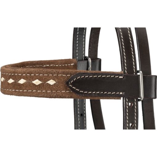 King Series Mini Stratford Browband Headstall Brown 4