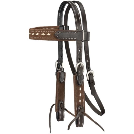 King Series Mini Stratford Browband Headstall Brown