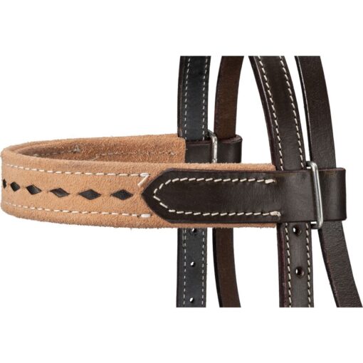 King Series Mini Stratford Browband Headstall Natural 3
