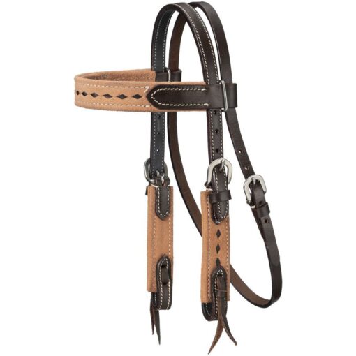 King Series Mini Stratford Browband Headstall Natural