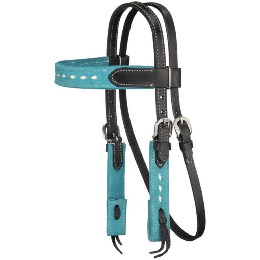 King Series Mini Stratford Browband Headstall Turquoise