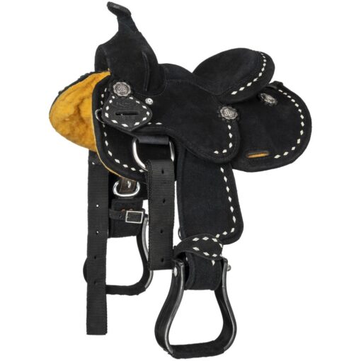 King Series Mini Stratford Suede Barrel Saddle 1