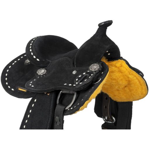 King Series Mini Stratford Suede Barrel Saddle 2