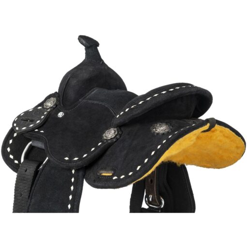King Series Mini Stratford Suede Barrel Saddle 3