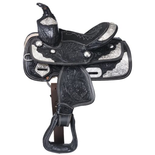 King Series Miniature McCoy Trail Saddle with Silver Package