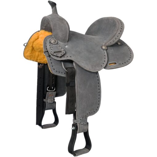 King Series Stratford Suede Barrel Saddle 27 King Series Stratford Suede Barrel Saddle 1 7