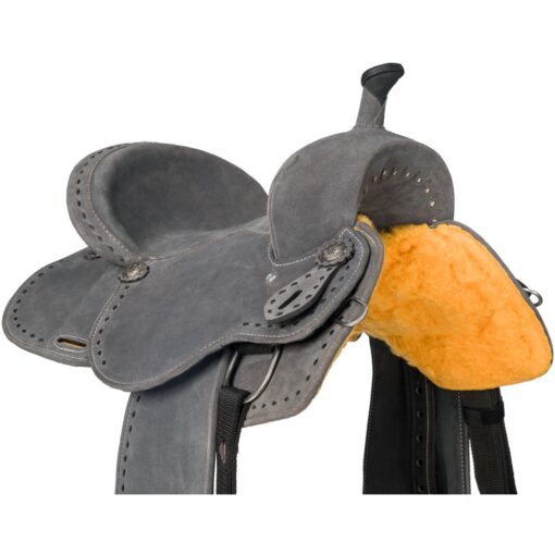 King Series Stratford Suede Barrel Saddle 20 King Series Stratford Suede Barrel Saddle 2 5