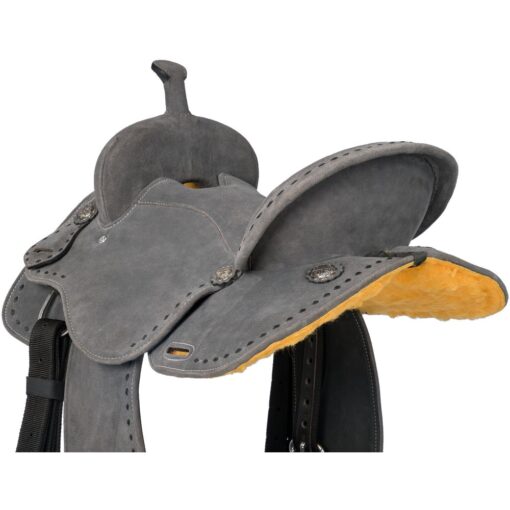 King Series Stratford Suede Barrel Saddle 33 King Series Stratford Suede Barrel Saddle 3 8