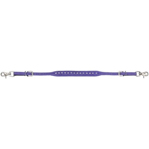 King Series Suede Buckstitch Wither Strap Purple