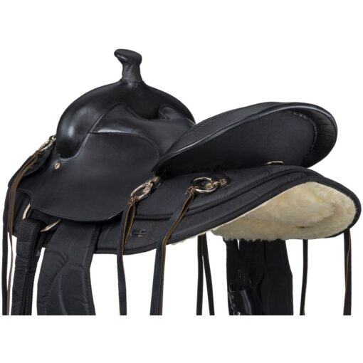 King Series Synthetic Gaited Round Skirt Trail Saddle 9 King Series Synthetic Gaited Round Skirt Saddle Package 3