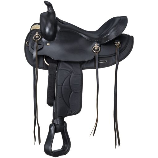 King Series Synthetic Gaited Round Skirt Trail Saddle