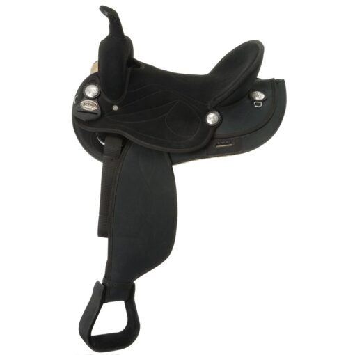 King Series Wide  Synthetic Round Skirt Competition Saddle Package