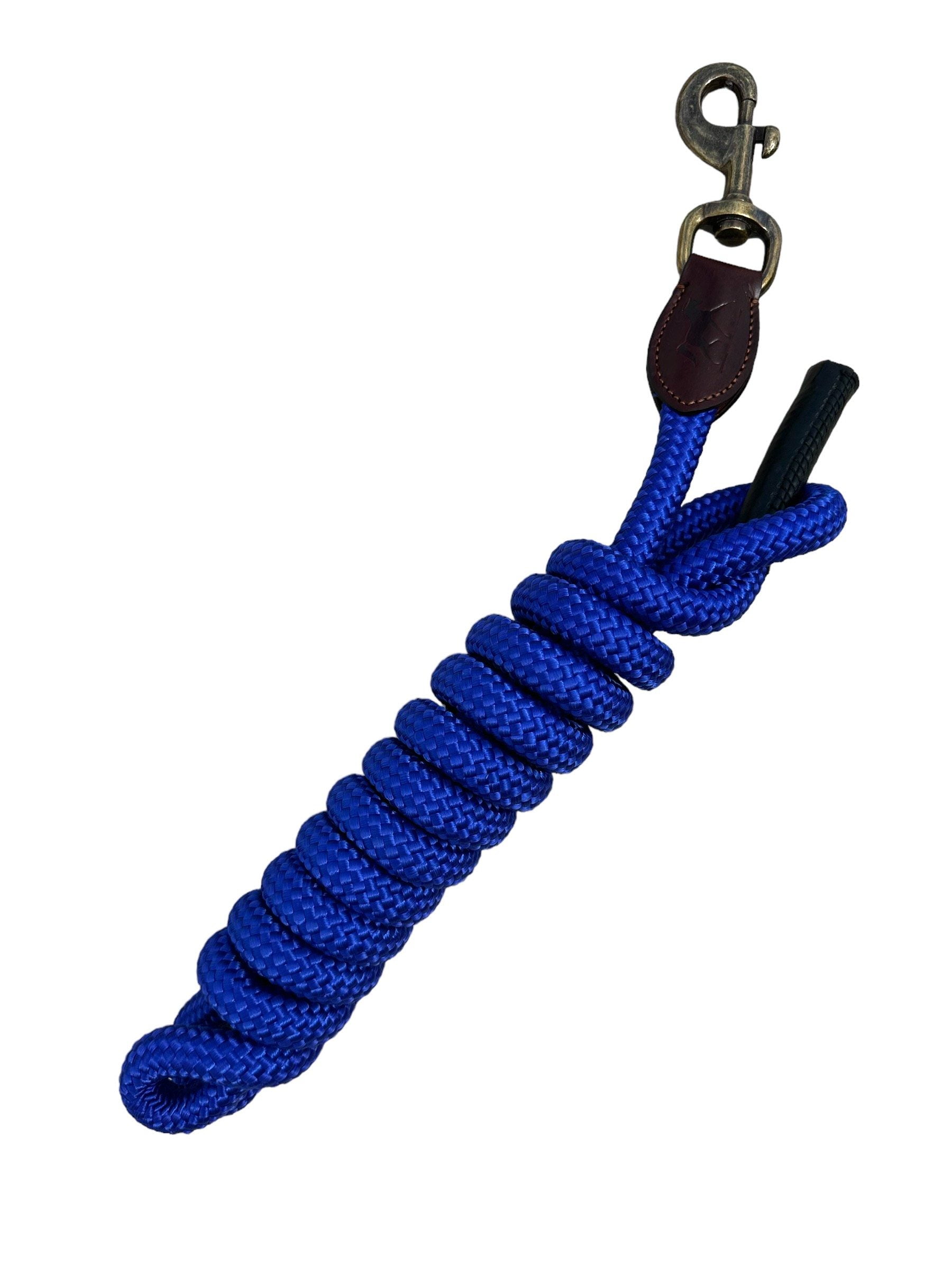 Intrepid Cotton Lead Rope with Snap - Blue