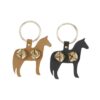 Leather Horse Door Knocker with Brass Bells 1 Leather Horse Door Knocker with Brass Bells