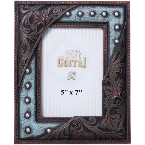 Leather with Studs Picture Frame