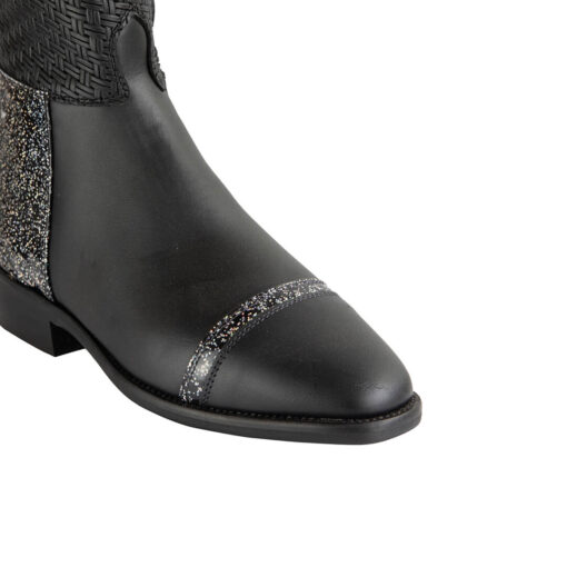 Lipica Cambridge Riding Boots Black Basket Weave 12 Lipica Cambridge Dress Boots Black Basket Weave01