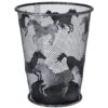 Mesh Wire Horse Wastebasket 2 Mesh Wire Horse Wastebasket
