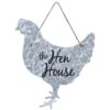Metal Chicken Sign