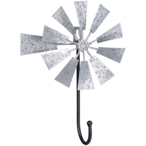 Metal Windmill Wall Hook