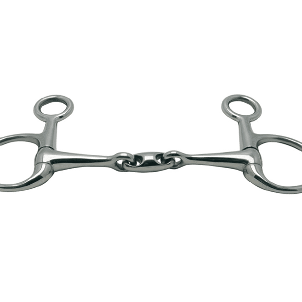 thumbnail image 2 of Waterford Brass Alloy Hanging Cheek Snaffle Horse Bit – All Sizes By On Time Trader England® 2 of 3