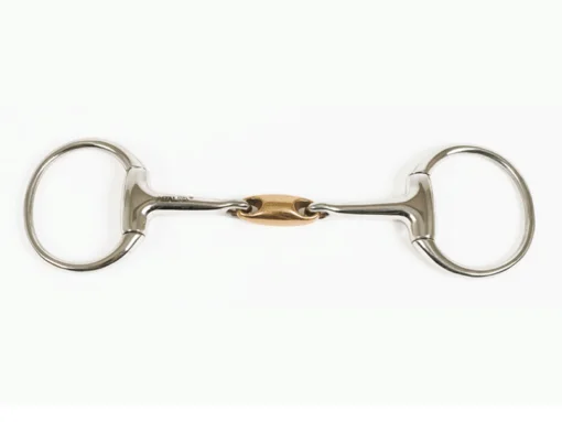 Metalab Double Jointed With Oval Link Eggbutt Snaffle