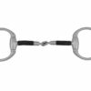 Metalab FG Clinician Eggbutt Snaffle Pinchless Rubber Covered Bars