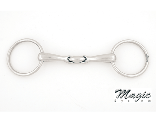 Metalab Magic System Double Jointed Loose Ring Snaffle