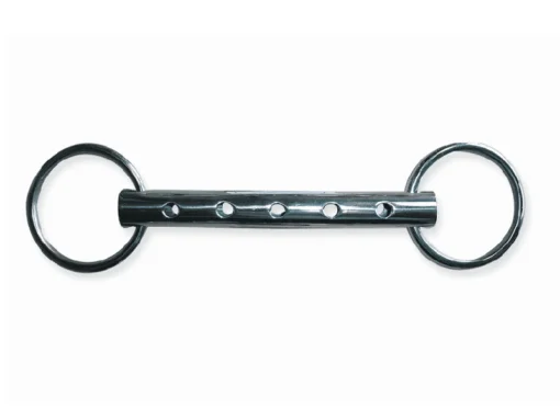 Metalab Round Pipe Loose Ring Snaffle