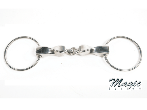 Metalab Sharp Twisted Mouthpiece Loose Ring Snaffle