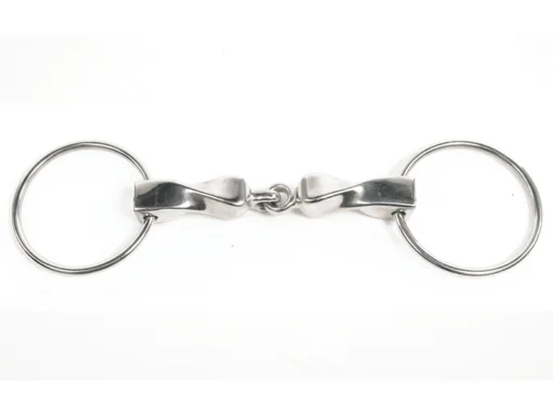 Metalab Twisted Mouthpiece Loose Ring Snaffle