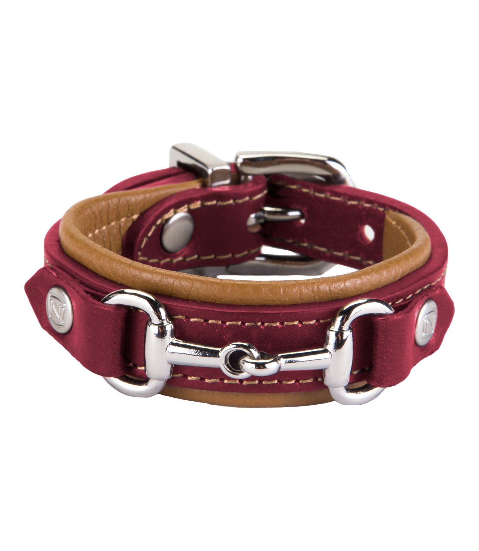 Noble Outfitters Leather On The Bit Snaffle Bracelet Hyacinth New 