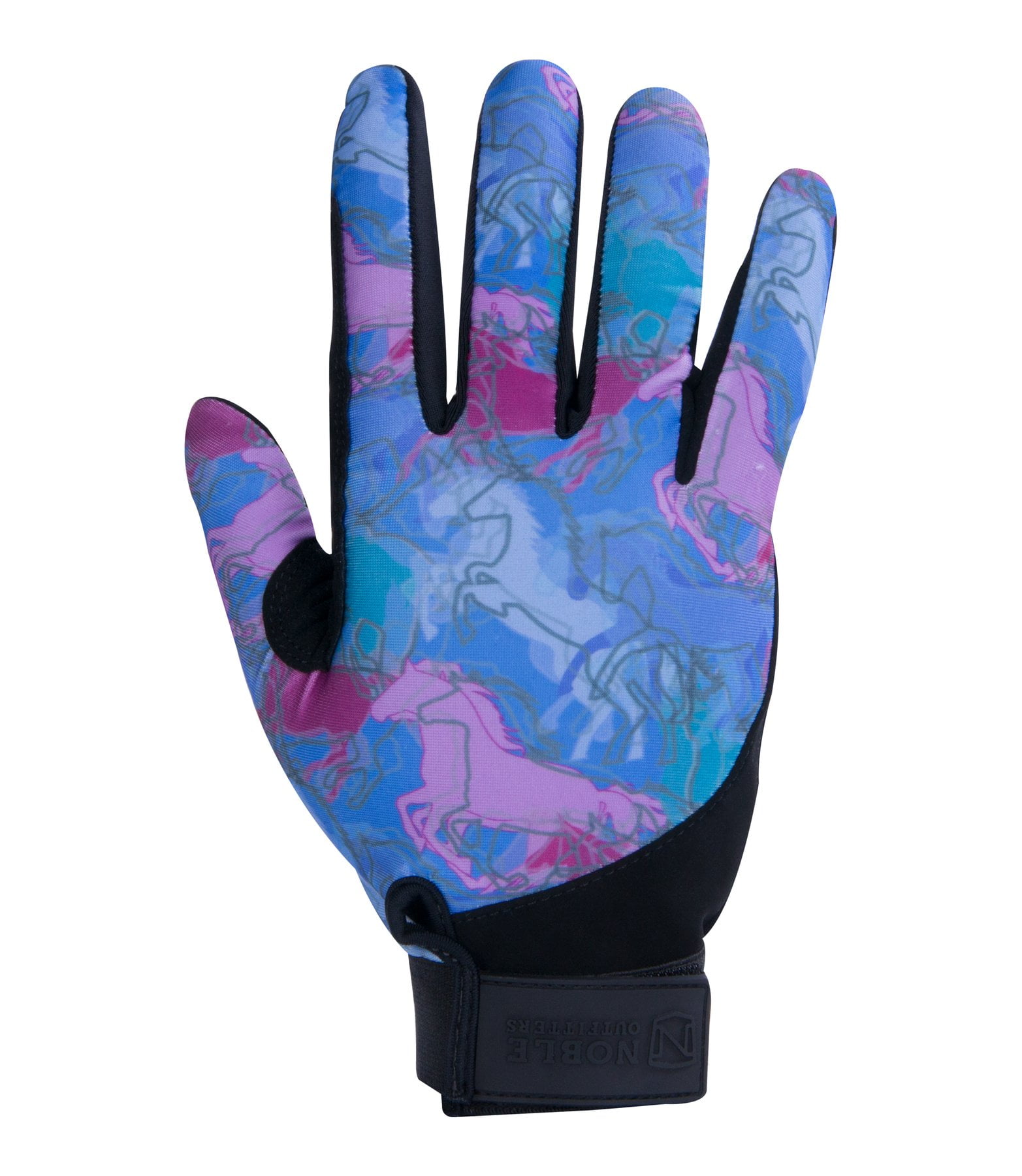 Noble Outfitters Perfect Fit Riding Gloves Blackberry 9