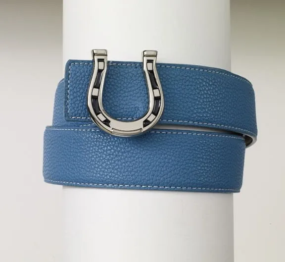 Horseshoe long LTR BELT【Black】 0041787_brown.jpg