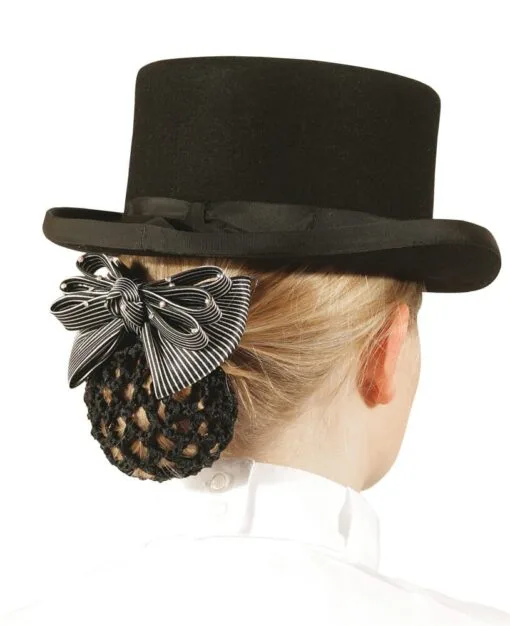 PFFIF Hair Bow Black Stripe