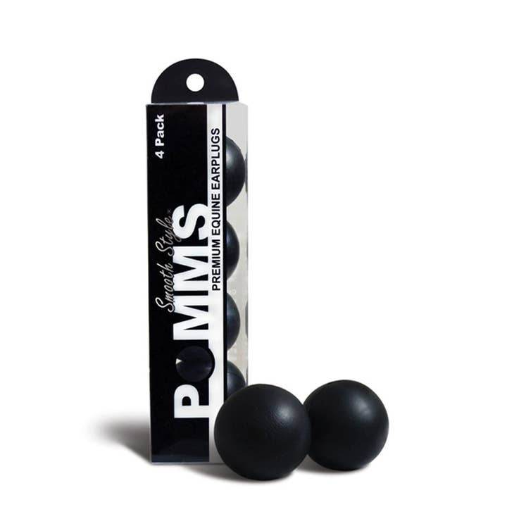 Pomms Smooth Style Ear Plugs - Black 3 Pomms Smooth Style Ear Plugs - Black
