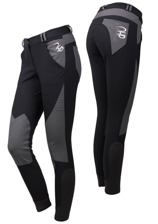 QHP Joni Breeches 10 QHP Joni Breeches Grey
