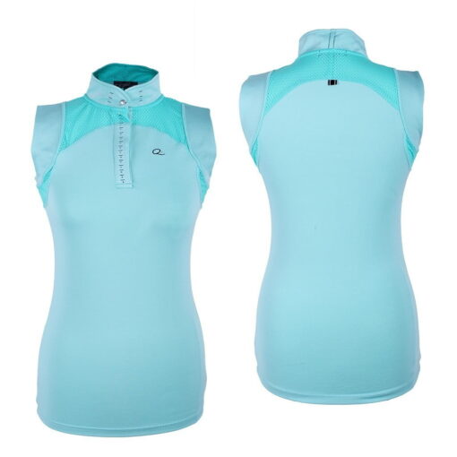 QHP Roxie Sleeveless Riding Shirt Teal