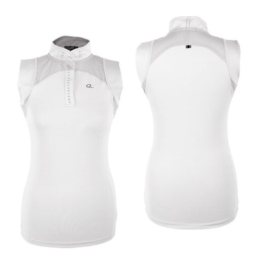 QHP Roxie Sleeveless Riding Shirt White