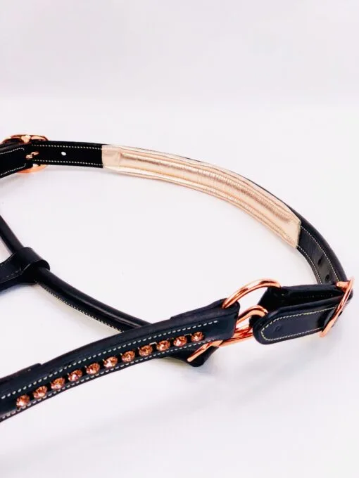 Ritzy Ariana Patent Leather Rose Gold Halter 30 Ritzy Ariana Patent Leather Rose Gold Halter - Image 14
