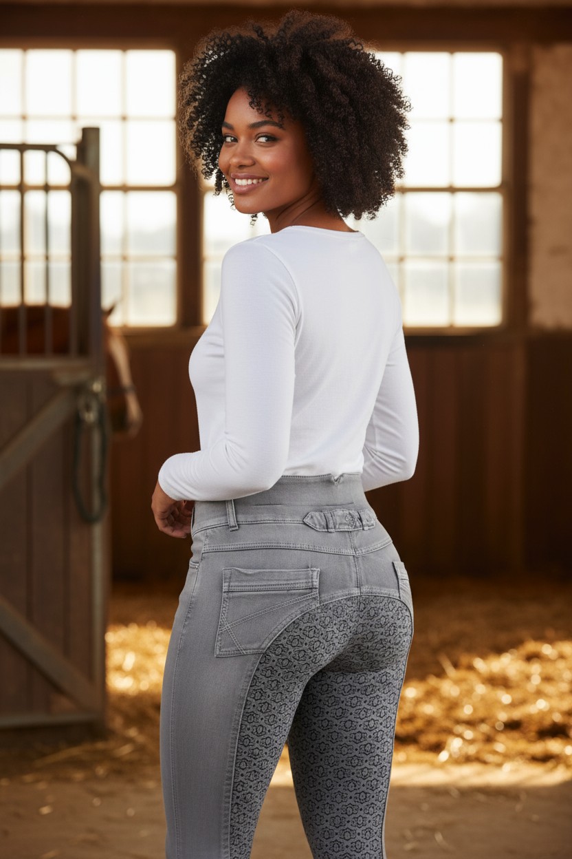 Ritzy EQ Comfort Denim Breeches 9 Ritzy EQ Comfort Denim Breeches - Image 7
