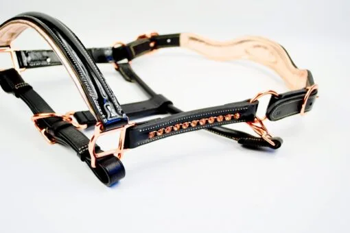 Ritzy Ariana Patent Leather Rose Gold Halter 19 Ritzy Ariana Patent Leather Rose Gold Halter - Image 3