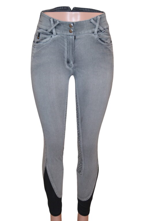 Ritzy EQ Comfort Denim Breeches 37 Ritzy EQ Comfort Denim Breeches Grey 2 10