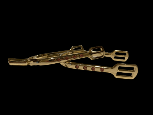 Ritzy EQ Crystal Spur 1" 19 Ritzy EQ Crystal Spurs Rose Gold 4