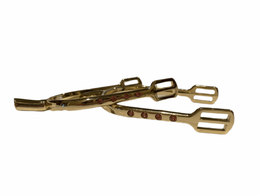 Ritzy EQ Crystal Spur 1" 20 Ritzy EQ Crystal Spurs Rose Gold 5