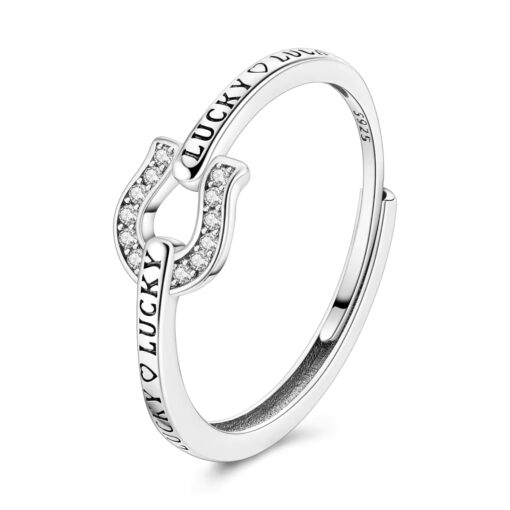 Ritzy EQ Lucky Horseshoe Ring