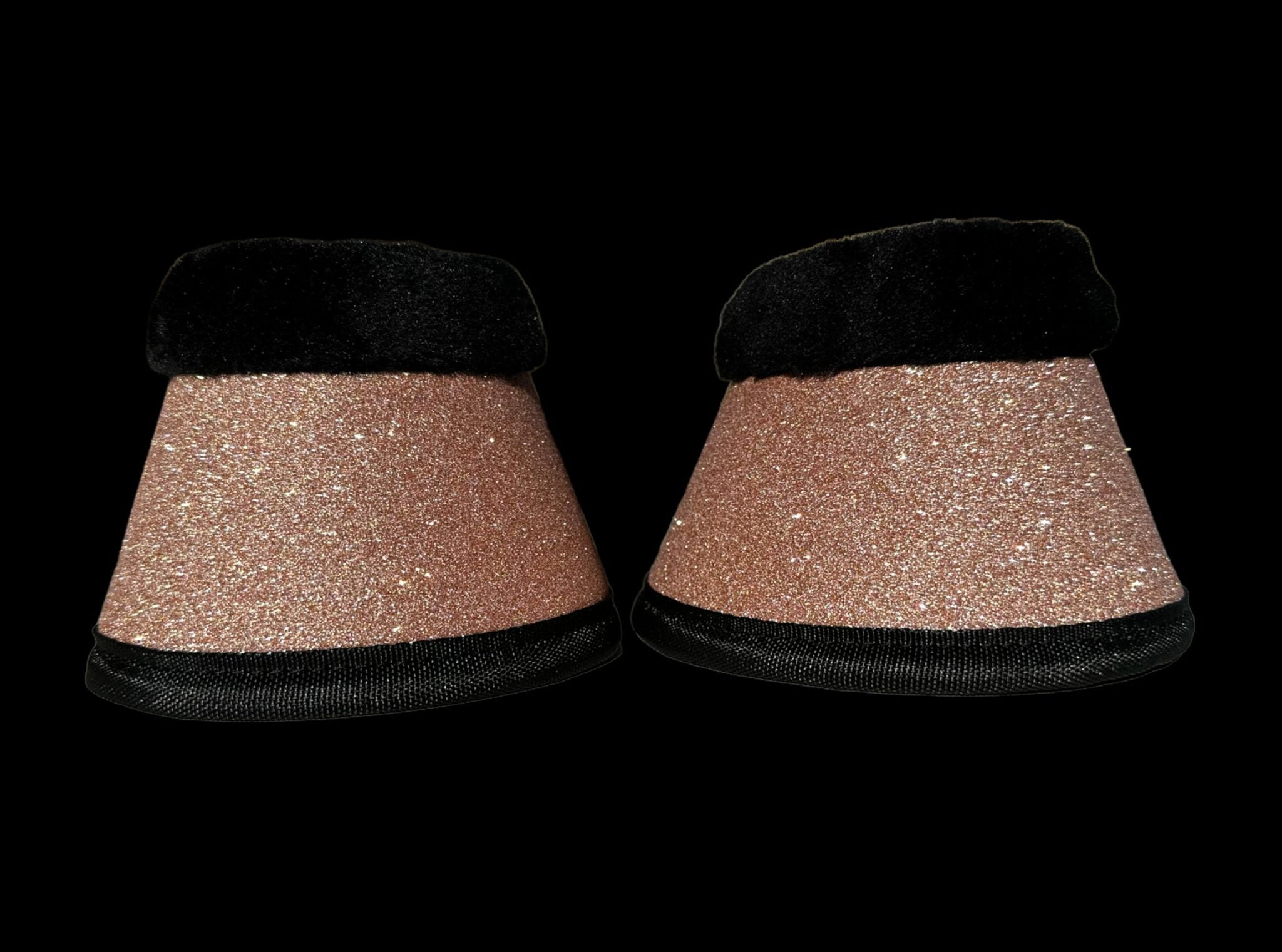 Ritzy EQ Rose Gold Glitter Bell Boots The Connected Rider San Antonio