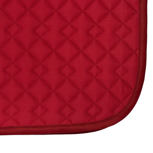 Ritzy EQ Ruby Red Dressage Saddle Pad 8 Ritzy EQ Ruby Red Dressage Saddle Pad 2