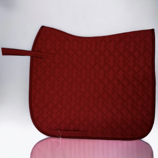 Ritzy EQ Ruby Red Dressage Saddle Pad 9 Ritzy EQ Ruby Red Dressage Saddle Pad 3